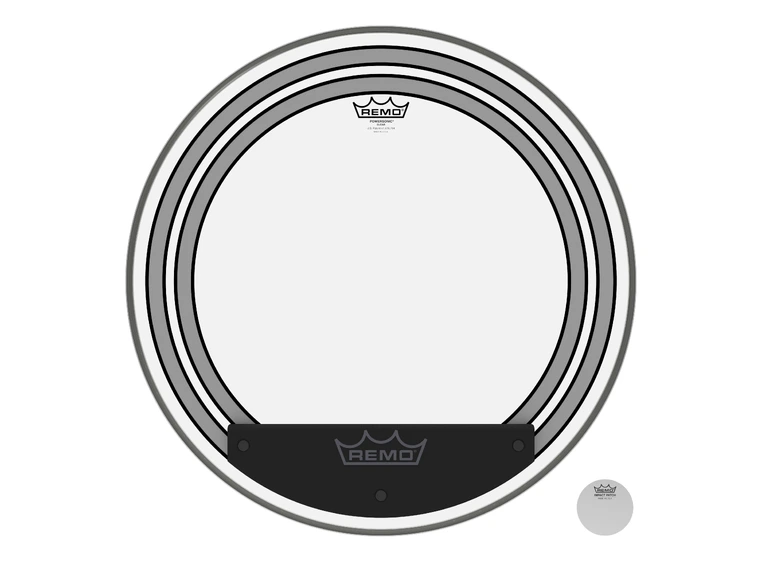 Remo PW-1322-00 Powersonic Clear 22 Basstrommeskinn 